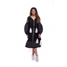 Embroidered Dress "Bohemian Night"